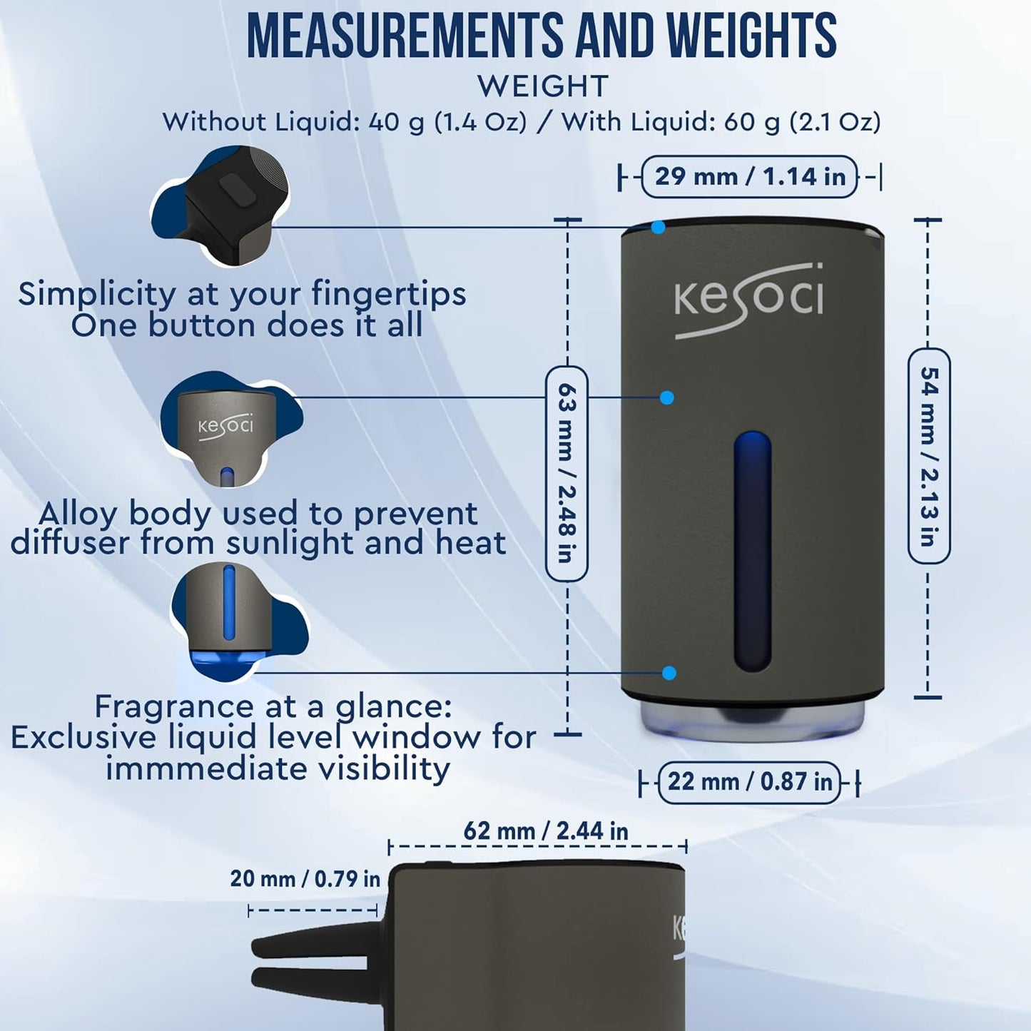 Transform Your Drive: Smart Car Air Freshener with 3 Exclusive Fresh Essence Fragrances