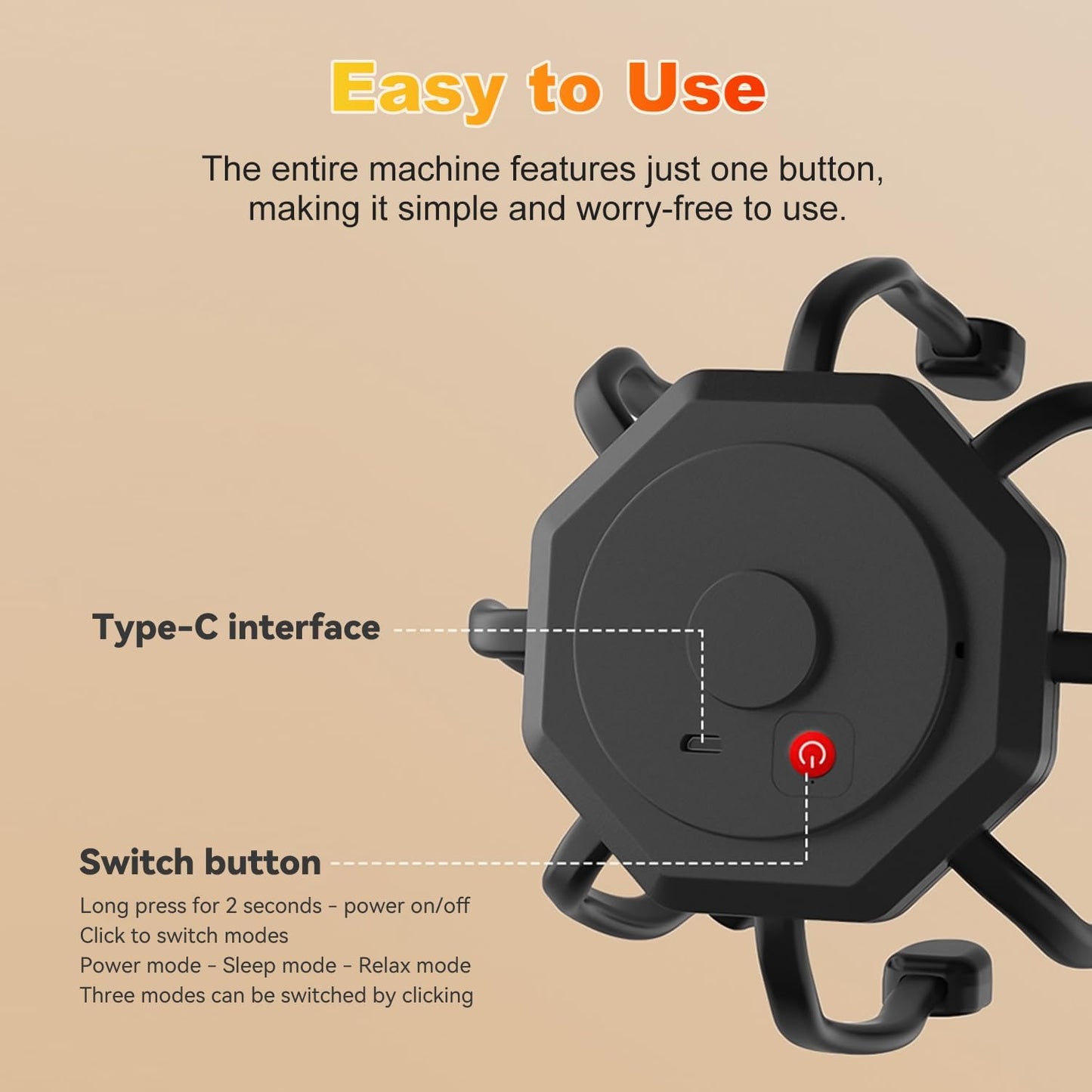 Ultimate Cordless 360° Electric Scalp Massager - Experience Revitalizing Relaxation with 3 Soothing Modes!