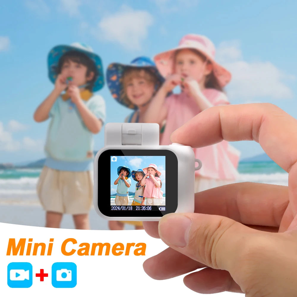 Ultra Compact Retro Mini Camera Y4000 - Capture Stunning HD 1080P Videos with Built-in Screen, Flash Lamp & Battery Dock!