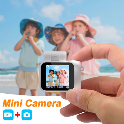 Ultra Compact Retro Mini Camera Y4000 - Capture Stunning HD 1080P Videos with Built-in Screen, Flash Lamp & Battery Dock!