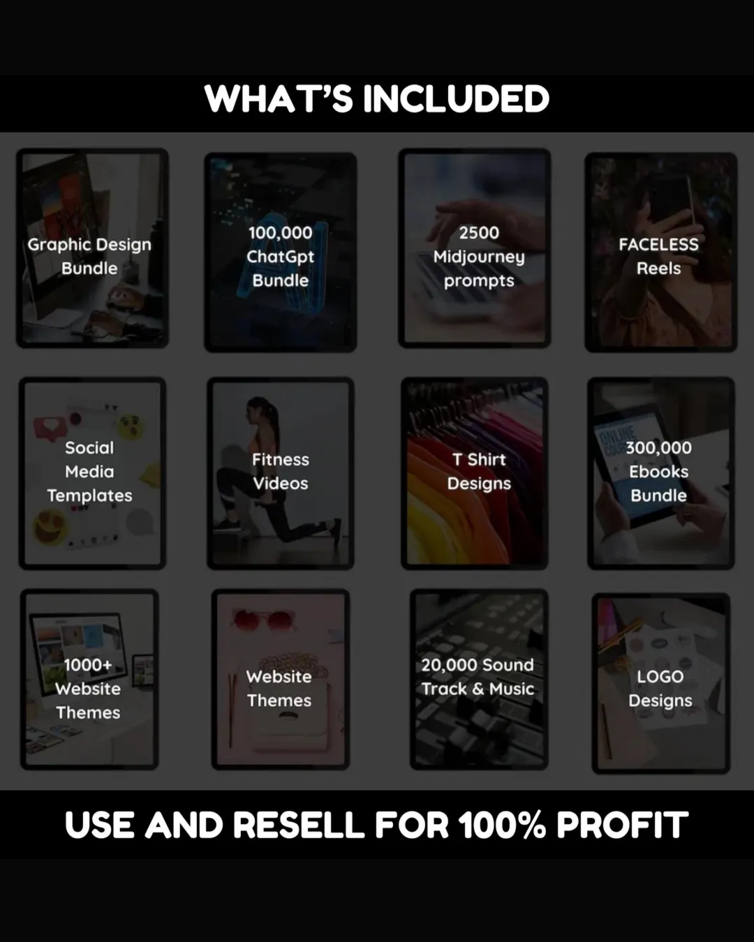The Best Digital Products PLR and MRR Use & Resell for 100% Profit