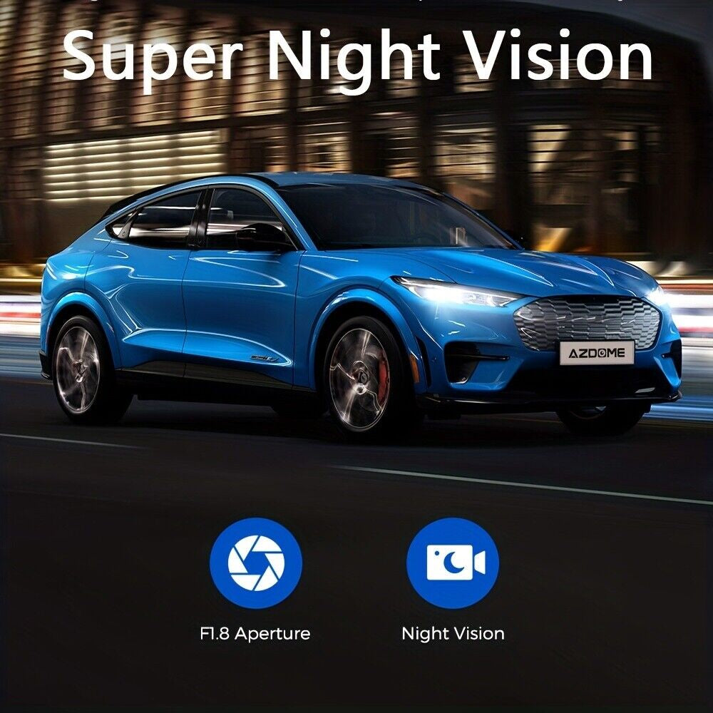 Ultra HD 4K WiFi Dash Cam with G-Sensor & Parking Mode - Free App & GPS Video Recorder for Ultimate Car Security