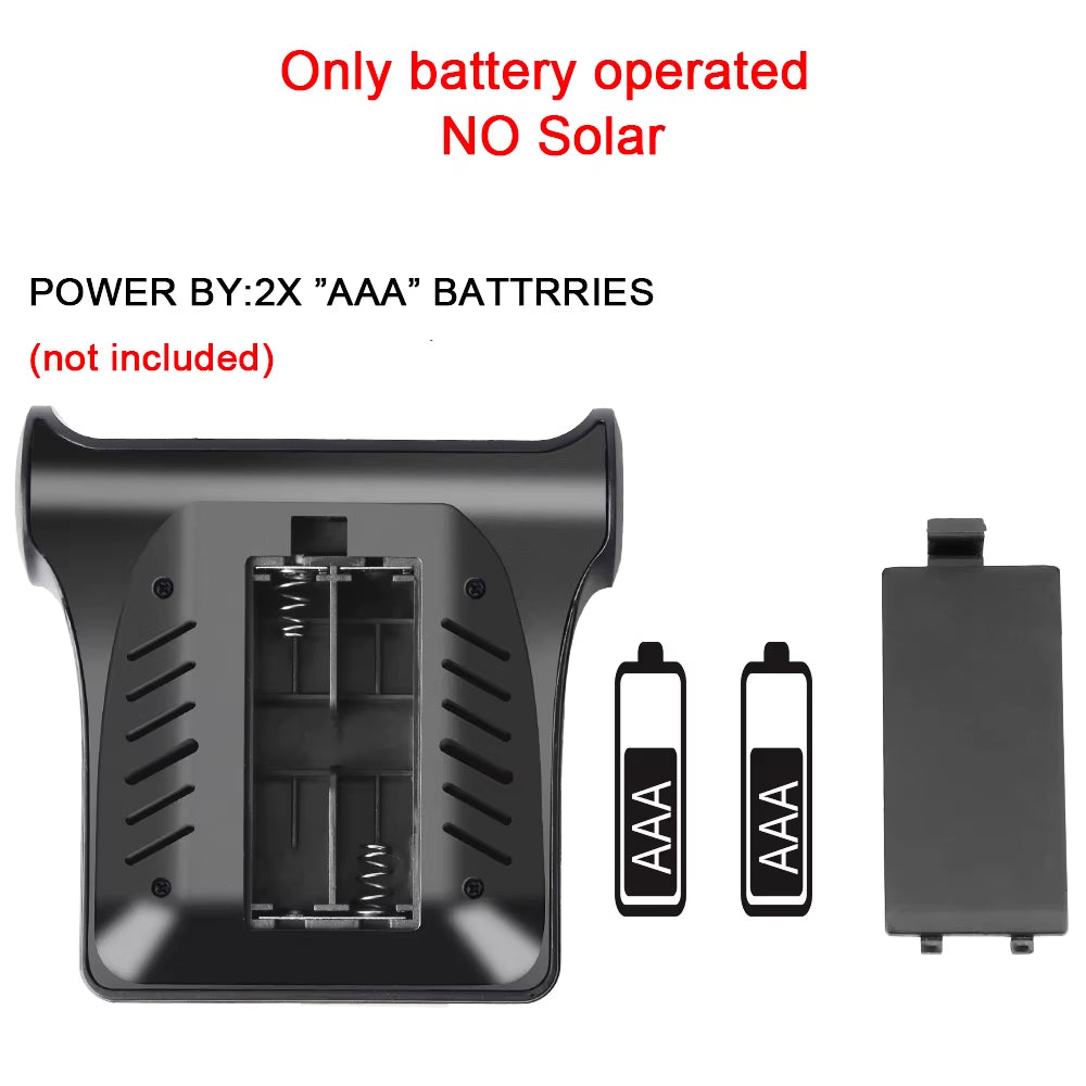 Solar-Powered Tire Pressure Monitoring System with Temperature Alerts - External Battery Version for Cars