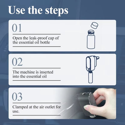 Huitai Smart Car Aromatherapy Diffuser - Ultimate Air Freshener for Your Vehicle