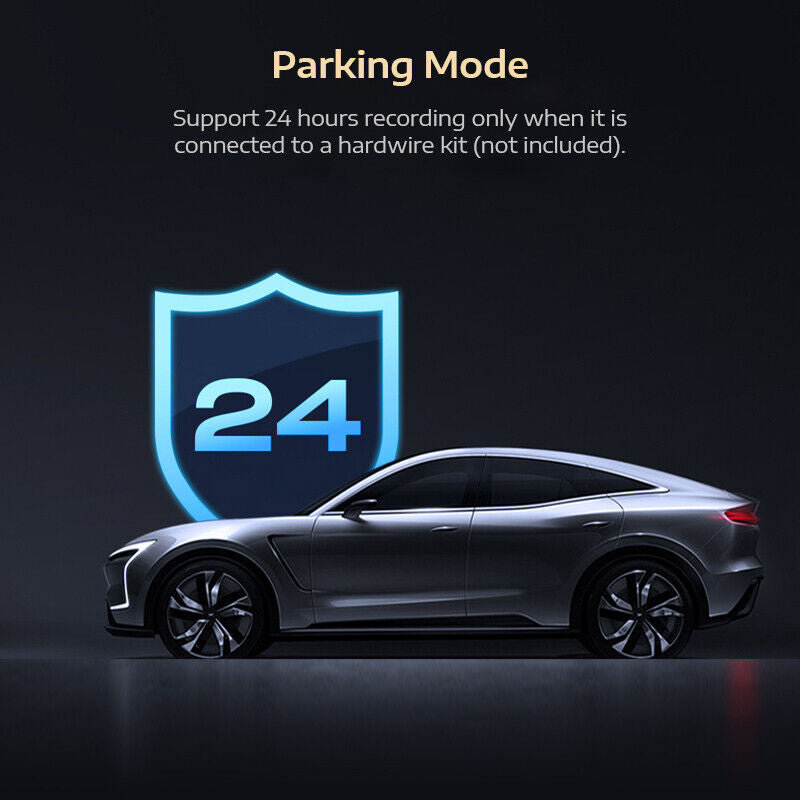 Ultra HD 4K WiFi Dash Cam with G-Sensor & Parking Mode - Free App & GPS Video Recorder for Ultimate Car Security