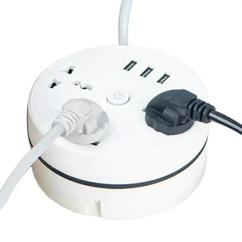 Smart Home Power Strip with USB Ports – EU Plug Multipurpose Extension Cord & Fast Charging Solution