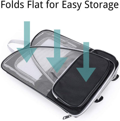 Ultimate Pet Carrier Backpack - Airline Approved, Fully Ventilated Mesh for Dogs & Cats - Perfect for Travel, Hiking & Outdoor Adventures!