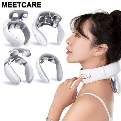 Ultimate Revitalizing Electric Neck and Shoulder Massager - TENS Therapy with Heat and Vibration for Pain Relief and Muscle Care