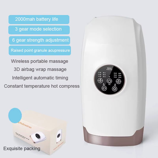 Experience Pain-Free Living: Ultimate Hand Massager with Airbag Compression & Soothing Hot Compress for Arthritis Relief