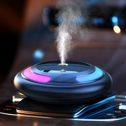 Transform Your Drive: Smart Car Humidifier & Essential Oil Diffuser with LED Light - Aromatherapy Air Freshener