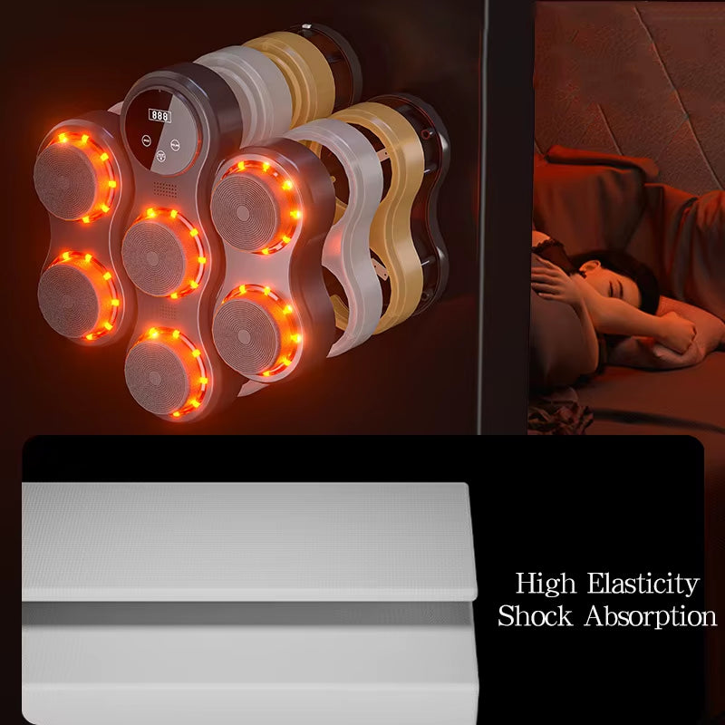 Ultimate Smart Bluetooth Boxing Trainer - USB Rechargeable Wall Target for Home Fitness and Fun