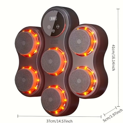 Ultimate Smart Bluetooth Boxing Trainer - USB Rechargeable Wall Target for Home Fitness and Fun