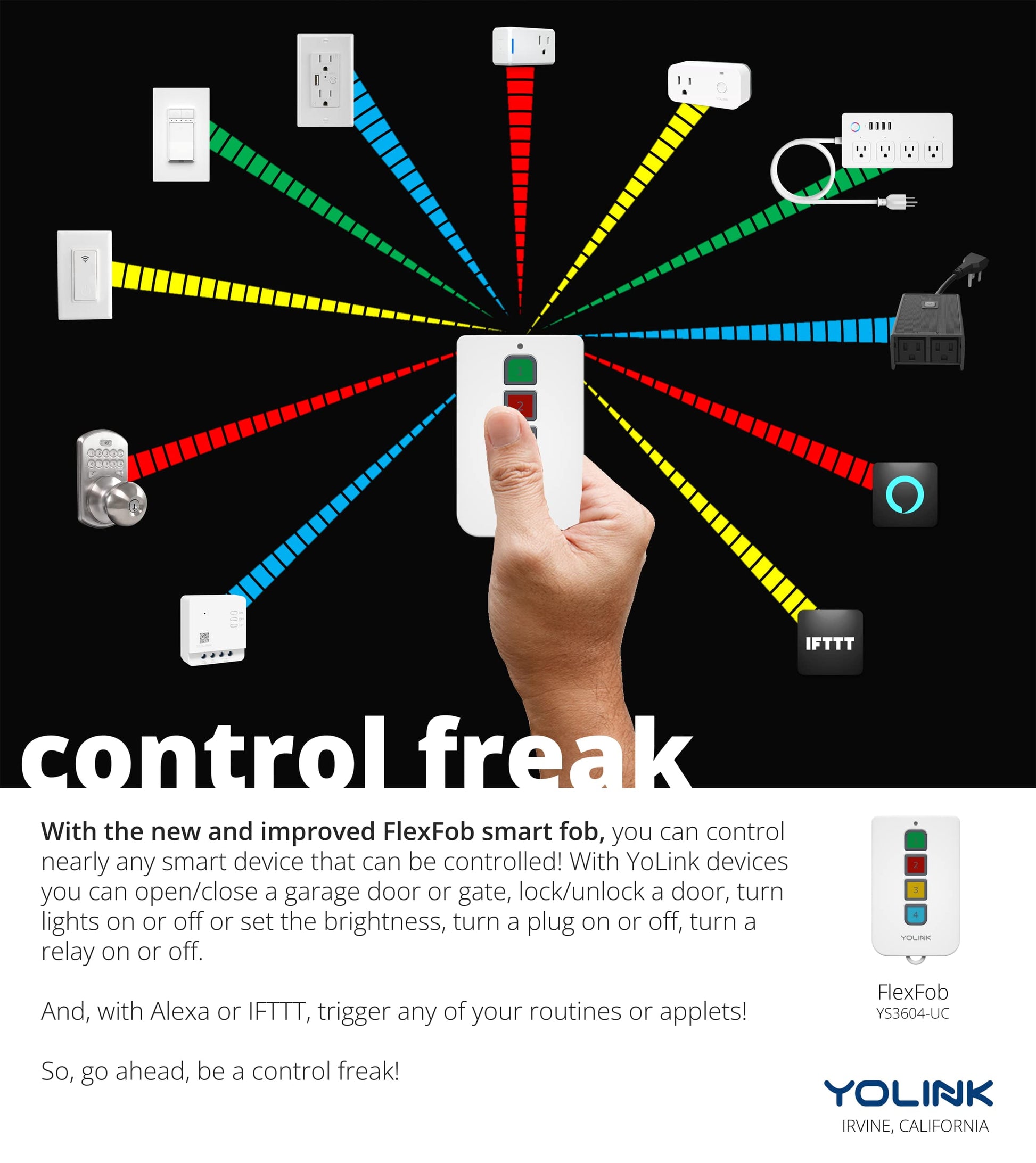 Smart Power Strip,  1/4 Mile World'S Longest Range Power Strip Compatible with Alexa Google IFTTT, Surge Protector Plugs 4 USB Charging Ports,4 AC Plugs for Multi Outlets -  Hub Included