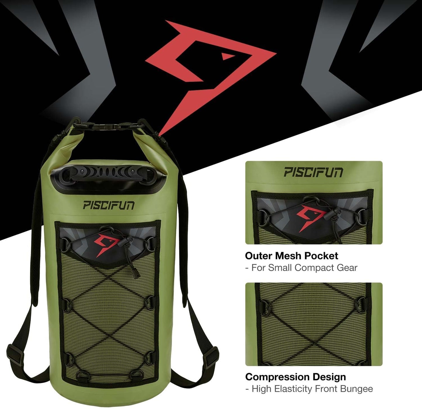 Ultimate Waterproof Floating Dry Bag Backpack with Phone Case - Ideal for Boating, Kayaking, and Fishing (Available in 10L, 20L, 30L, 40L)