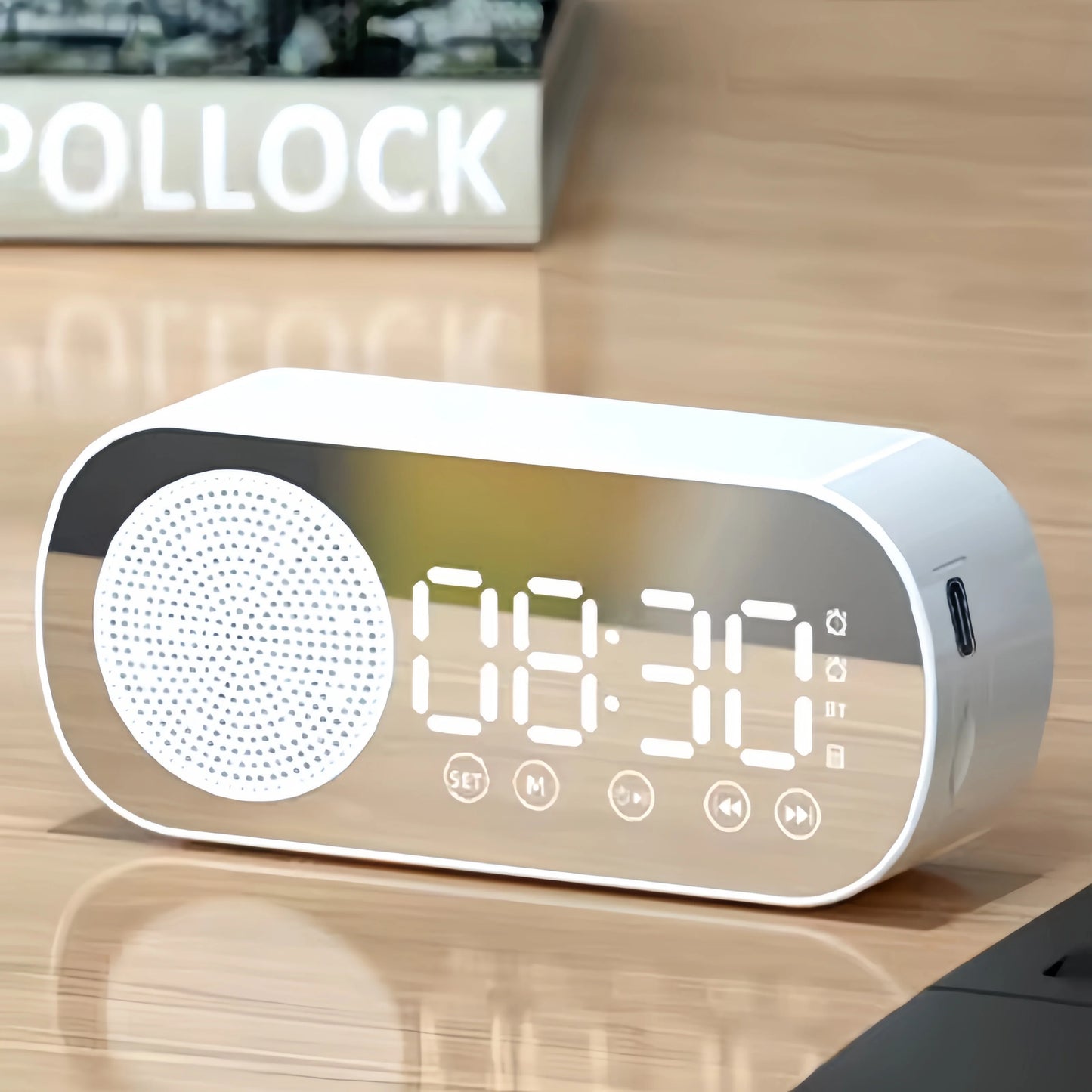 Ultimate Wireless Bluetooth Speaker: Multi-Functional Mini AI Smart Alarm Clock