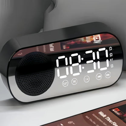 Ultimate Wireless Bluetooth Speaker: Multi-Functional Mini AI Smart Alarm Clock