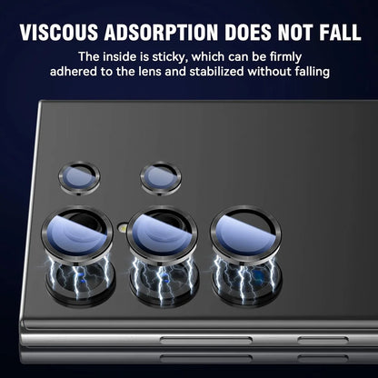 Samung S25 Ultra Glass HD Lens Ring for Samsung Galaxy S25Ultra S 25 plus Samsungs25 S25U 5G 3D Metal Camera Protector Case Cap