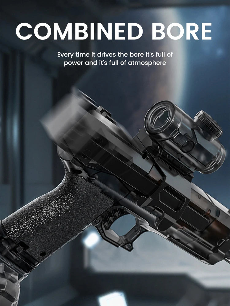 LED Electric Water Gun with Automatic Sensor Lights – Powerful Water Blaster for Kids, Teens & Adults | Summer Outdoor Beach Toy