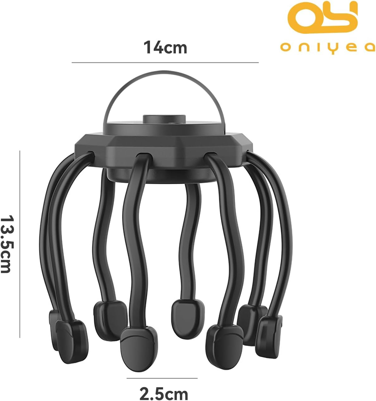 Ultimate Cordless 360° Electric Scalp Massager - Experience Revitalizing Relaxation with 3 Soothing Modes!