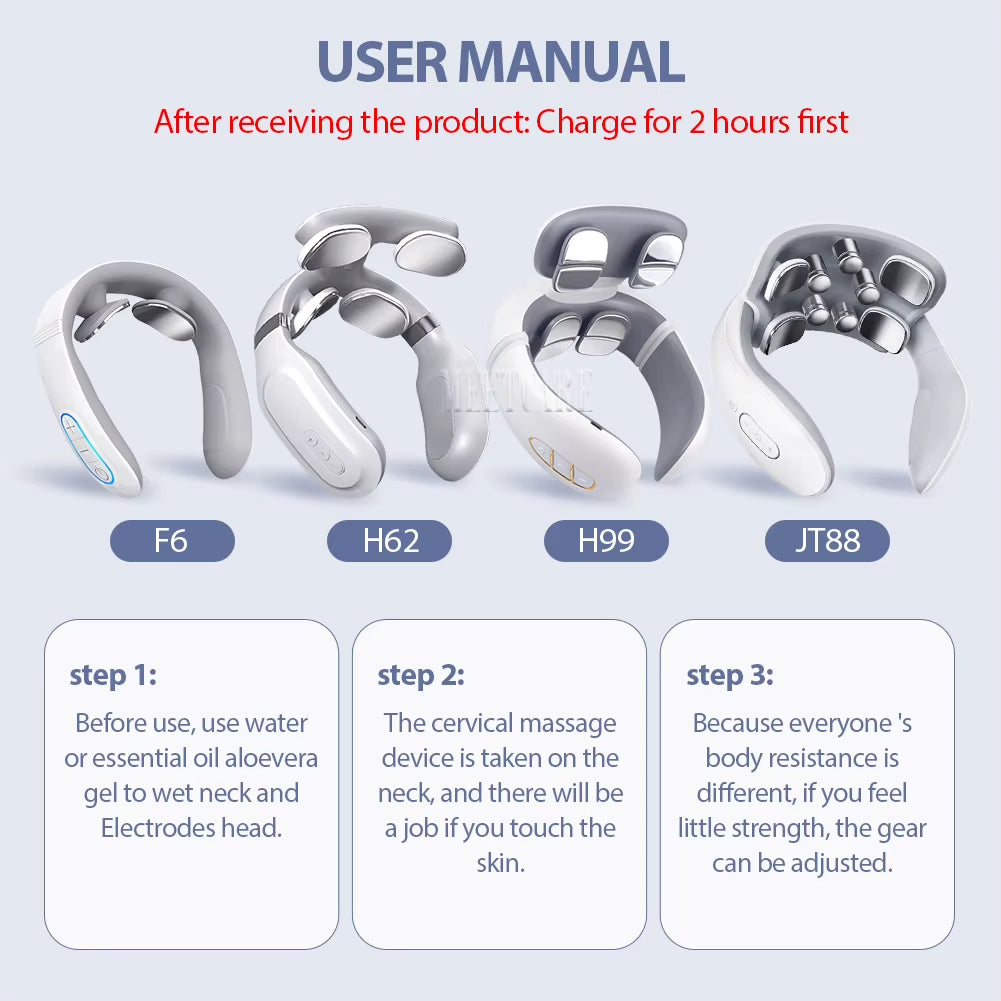 Ultimate Revitalizing Electric Neck and Shoulder Massager - TENS Therapy with Heat and Vibration for Pain Relief and Muscle Care