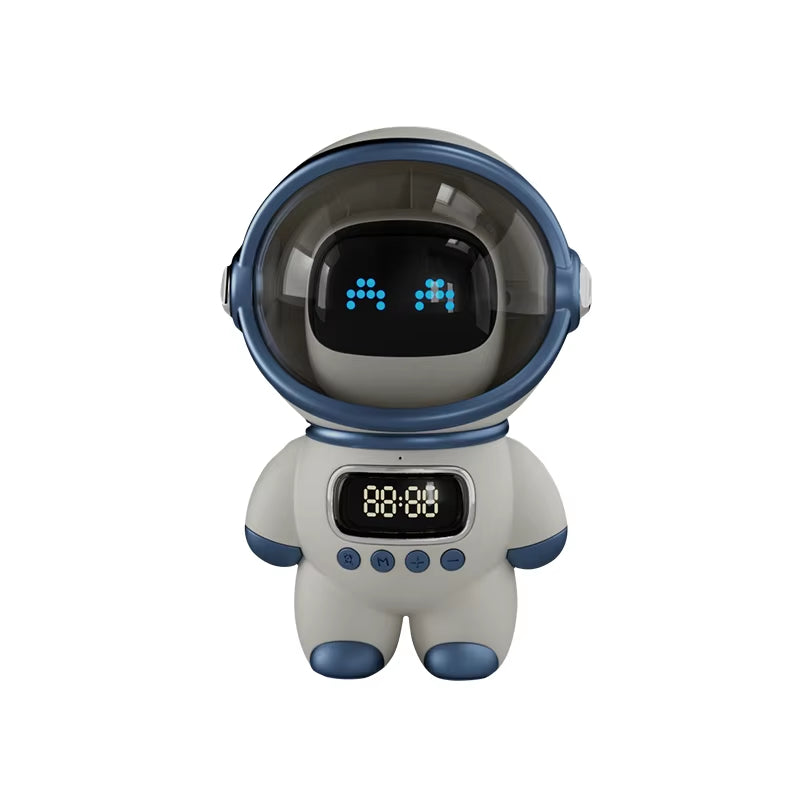 Smart Astronaut Bluetooth Speaker - Portable Wireless Audio with Nightlight, FM Radio & Subwoofer