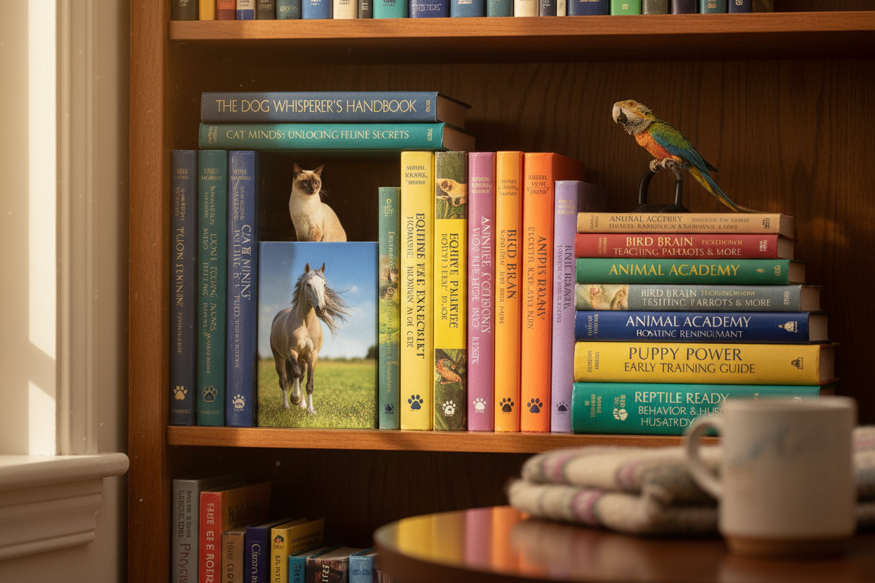 Book collection about Pets and Animals training