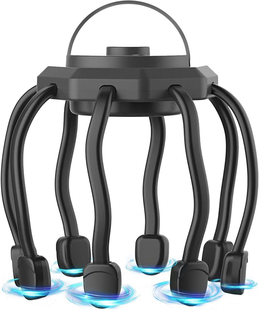 Ultimate Cordless 360° Electric Scalp Massager - Experience Revitalizing Relaxation with 3 Soothing Modes!