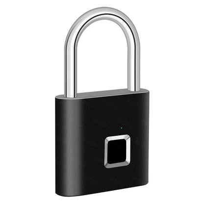 Smart Waterproof Fingerprint Padlock - Keyless Security Lock for Home, Rechargeable Type C