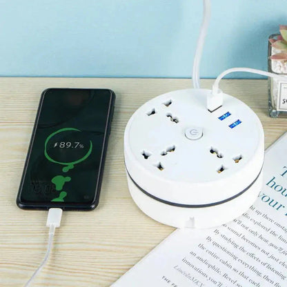 Smart Home Power Strip with USB Ports – EU Plug Multipurpose Extension Cord & Fast Charging Solution